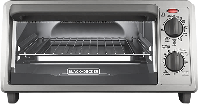 3. BLACK+DECKER 4-Slice Countertop Toaster Oven – Best Affordable Toaster