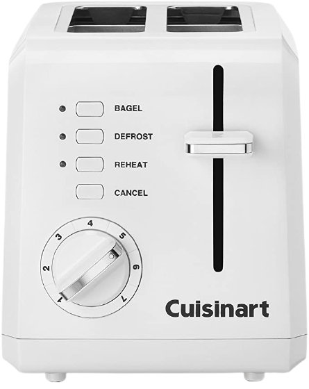 2. Cuisinart CPT-122 2-Slice Compact Plastic Toaster - Best Compact Toaster