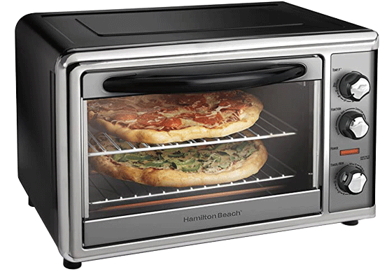 3. Hamilton Beach Rotisserie – Top Rated Convection Toaster Oven
