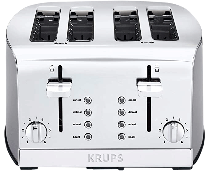 3. KRUPS KH734D Breakfast Set 4-Slot Toaster