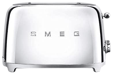 5. Smeg TSF01SSUS 50's Toaster - Heavy Duty Toasters