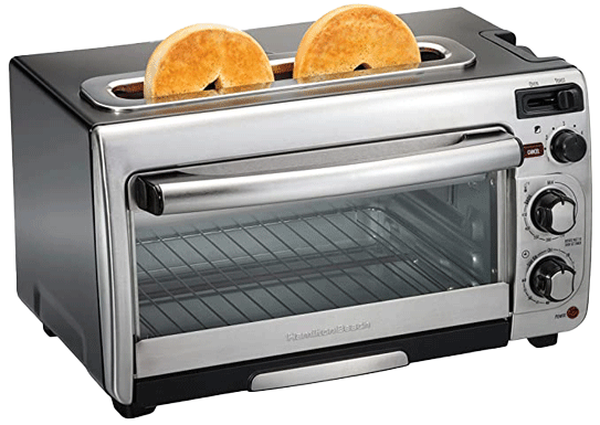 3. Hamilton Beach 2-in-1 Countertop Oven – Single Slot Toasters