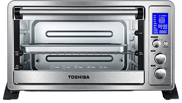 7. Toshiba AC25CEW-SS Stainless Steel Toaster Oven