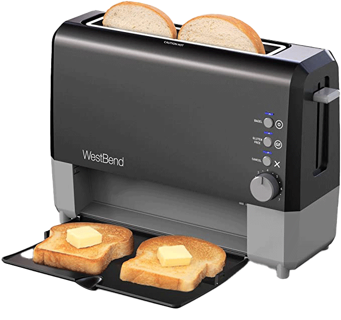 1. West Bend 77224 – Single Slice Toaster